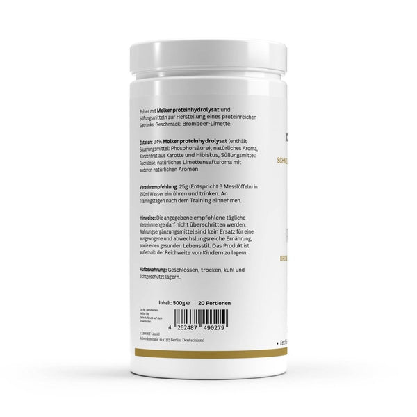 Clear Whey Protein Brombeere - Limette - 500g - ceboost