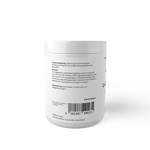 L - Glutamin Pulver - 500g - ceboost
