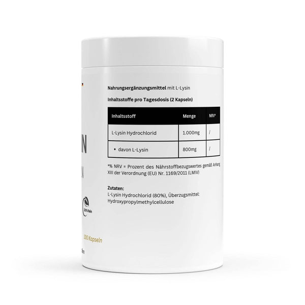 L - Lysin - 100 Kapseln - ceboost