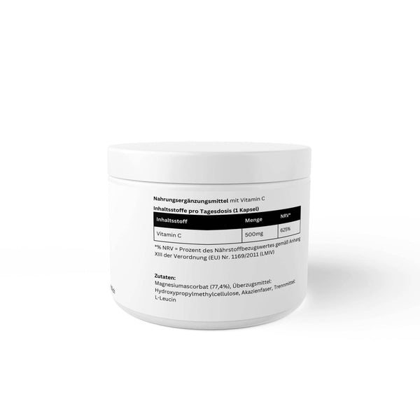Gepuffertes Vitamin C 500mg - 360 Kapseln - ceboost