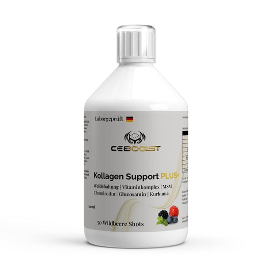 Kollagen Support PLUS+ Shots - Wild Berry - 500ml - ceboost