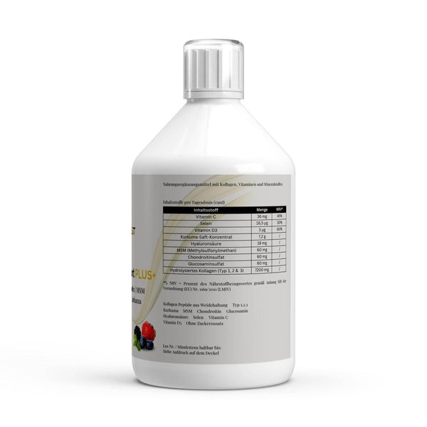 Kollagen Support PLUS+ Shots - Wild Berry - 500ml - ceboost