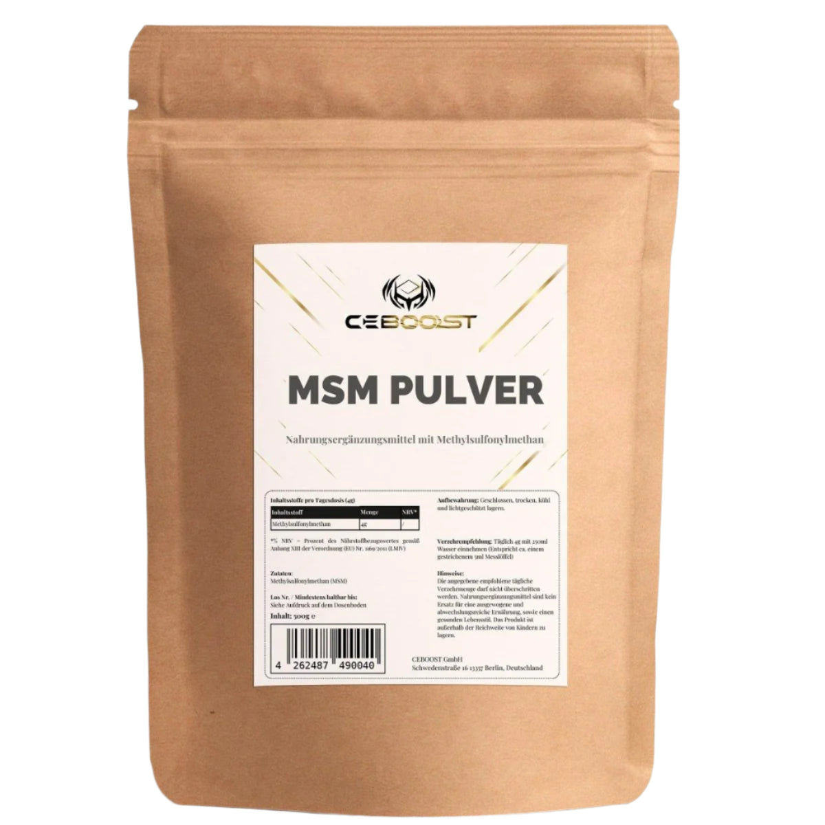 MSM Pulver - 500g - ceboost