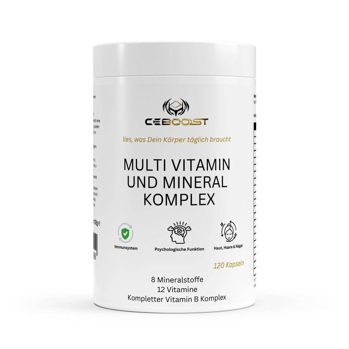 Multi Vitamin und Mineral Komplex - 120 Softgels - ceboost