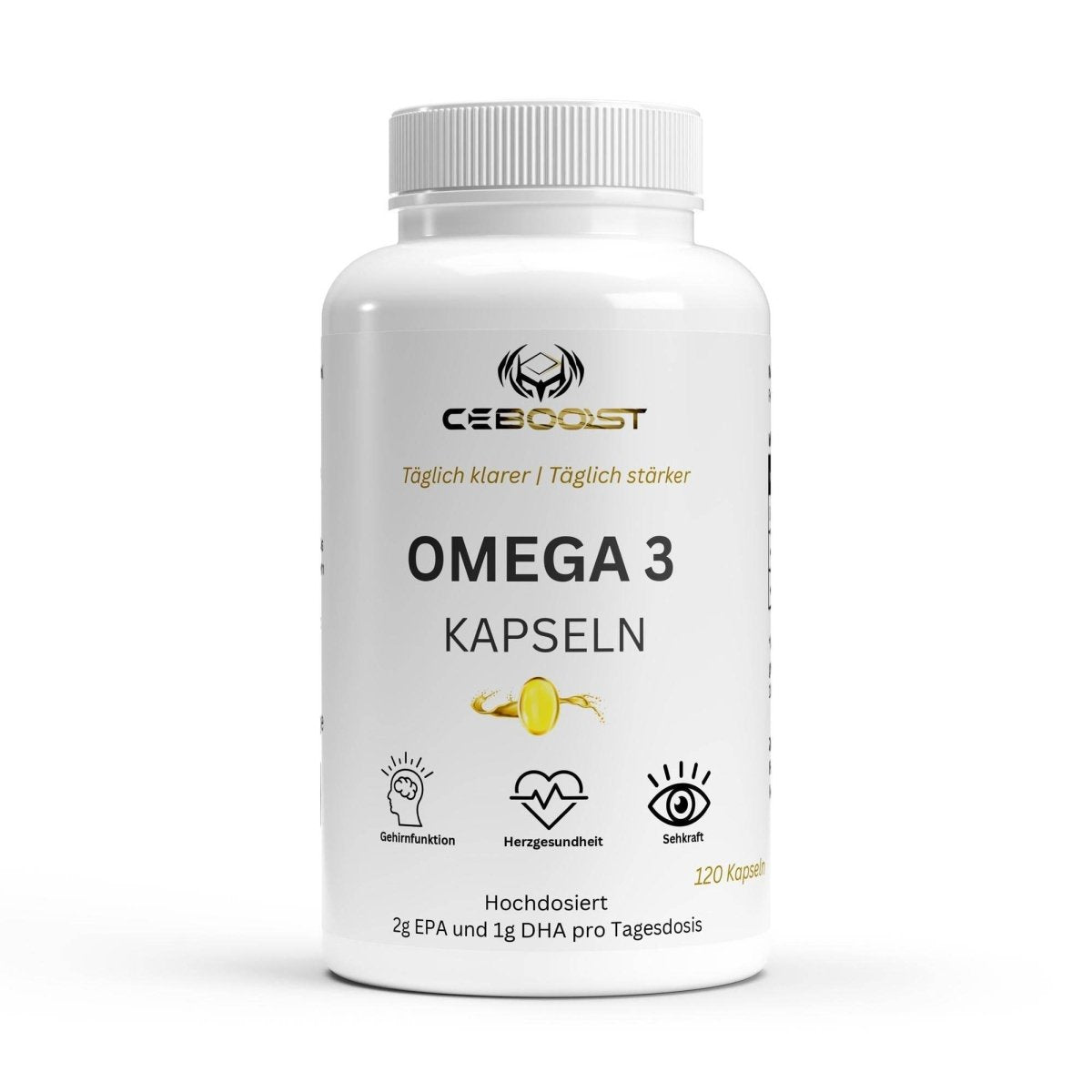 Omega 3 Triglyceride - 120 Softgels - ceboost