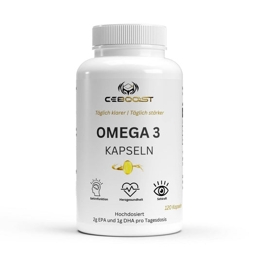 Omega 3 Triglyceride - 120 Softgels - ceboost