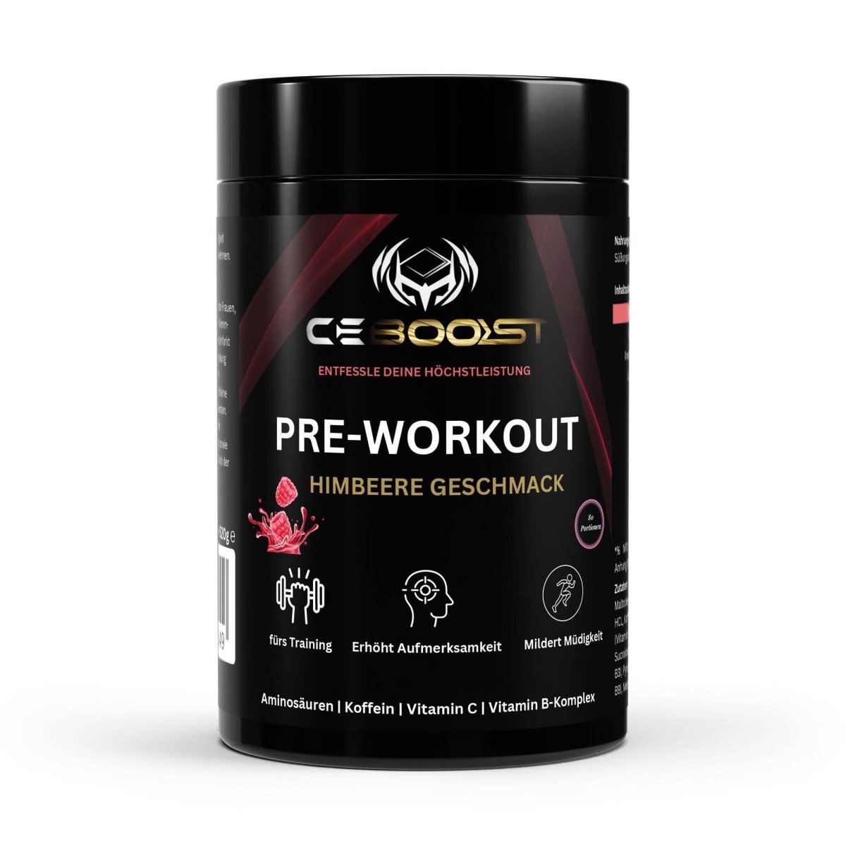 Pre - Workout Booster Himbeere - 520g - ceboost