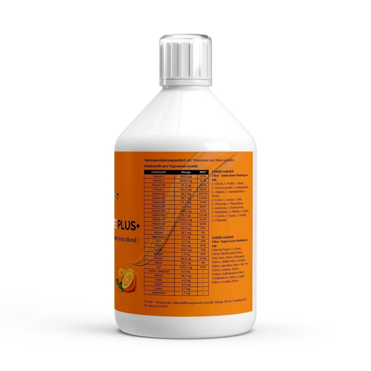 Vita Complete PLUS+ Shots - Fresh Orange - 500ml - ceboost